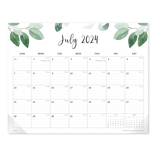 Magnetic Calendar for Fridge, Cabbrix Academic Fridge Calender Runs From Now to December 2024, Academic Year Refrigerator Calendar 2024-2025 for Planning and Organizing Your Life (38x31cm)