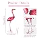 SJSJJOFHF 33'' Pink Metal Flamingo Decorative Garden Sculpture Indoor Outdoor, Large Yard Flamingos Ornaments for Outside ，Suitable for Gardens, lawns, Parks Pink Bird Art Outdoor Backyard Decor