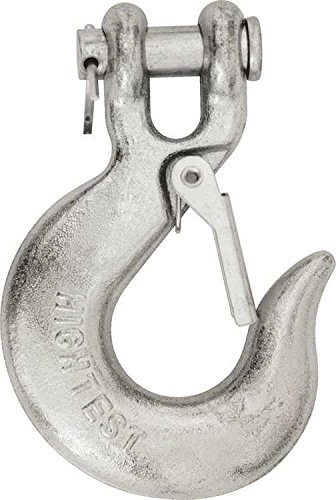 The MIBRO Group 224970 2466435 Series Slip Hook-Clevis with Safety Latch, 3/8"