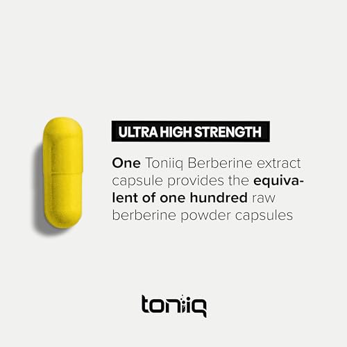 image for Toniiq Ultra High Strength Berberine HCl from The Himalayas - 100:1 Co