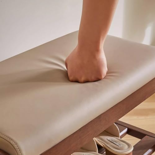 Tabouret à langer en bois résistant pour s'asseoir confortablement dans le dressing