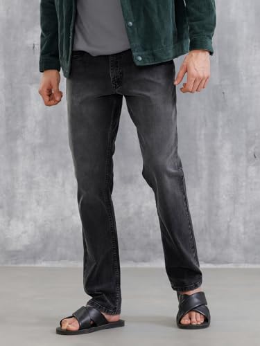 Image of WROGN Men's Straight Fit Jeans | Mid Rise | Jeans for Man