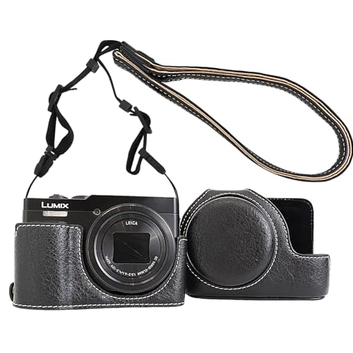 Funda para cámara Rieibi PU para Panasonic Lumix ZS99 miniatura 1