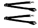 Derby Removable Elastic Leg Straps for Horse Blankets & Sheets One End Loop Safe Design - Pair