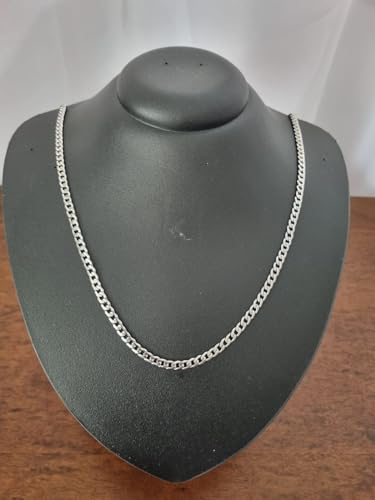 Conjunto Cordão De Aço Inox Corrente Grumet 4mm E Pulseira De Aço Inox Corrente Grumet 4mm Aço Antia