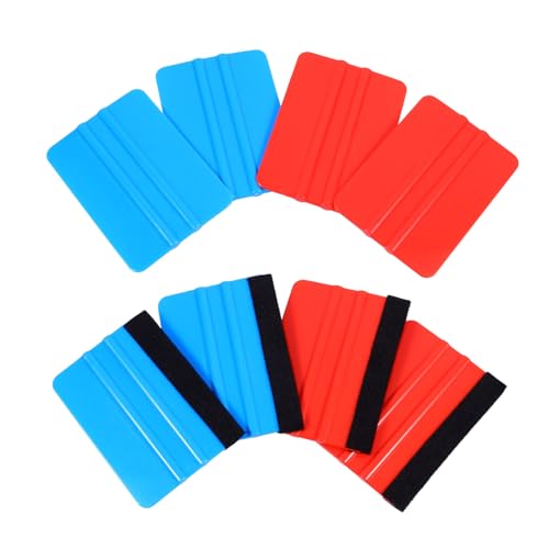 ifundom 8pcs Vehicle Scraper Tool Dual-Sided Applicator for Car Film Wallpaper Lightweight Portable Design for Easy Application for Water Scraping Household Use Comfortable Grip for Larger