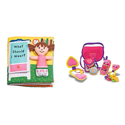 %27 OFF! Melissa & Doug Soft Activity Baby Book - What Should I Wear? & & Doug Pretty Purse Fill and...