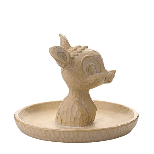 Widdop and Co Disney Forest Friends Resin Bambi Trinket Dish, Cream - Image 3