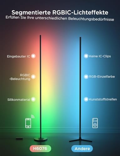 Govee RGBIC Stehlampe