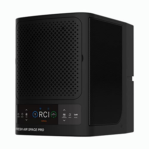 Fresh Air Space Pro Quality Sensor With Hepa Filter - Covers Home up to 3600 sq ft - Comparable to Vollara Units With Improved Quality