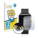 Produktbild BROTECT Full-Cover Schutzfolie kompatibel mit Huami Amazfit Bip/Lite (2 Stück) - Full-Screen Displayschutz-Folie, 3D Curved, Kristall-Klar