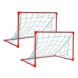 Kit Mini Gol 2 Traves com Redes e Cantoneiras, Med 0,50x0,80m, Master Rede