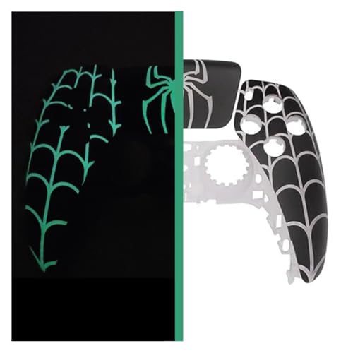 Image of Touchpad Luminous Front Housing Shell for for PS5 Controller DIY Shell Custom Touch Pad Cover Spider Pattern Faceplate BDM-010 /020