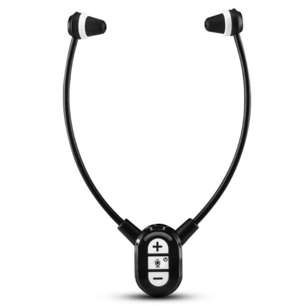 Geemarc CL7370 Opti Duo - Cuffie TV Amplificate con Connettore Ottico - Utilizzabili come Amplificatori di Ascolto che Amplificano il Suono Ambientale - Perdita di Udito Lieve o Grave - Versione IT