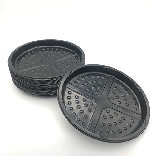 Disposable Cpet Plastic 9 Inches Oven Baking Pizza Pans - Durable Tray For Pizza Cookies Cake Bread Focaccia Meat - Baking Pans Tray, Easy Clean, Oven Freezer Microwave And Dishwasher Safe-Pack Of 25 #TOP7