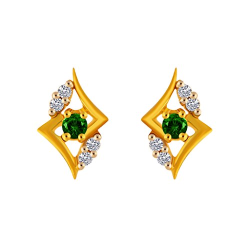 P.C. Chandra Jewellers 14KT Yellow Gold Stud Earrings for Women (B072LW78NJ) Amazon Price History, Amazon Price Tracker