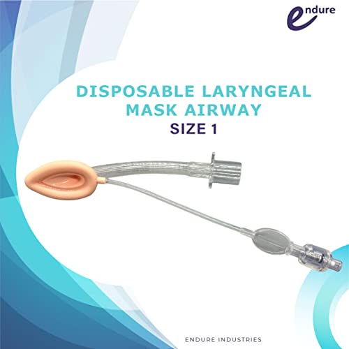 Endure Disposable Laryngeal Mask Airway, Lma, Pack Of 5 (Size 1, Transparent) #TOP1
