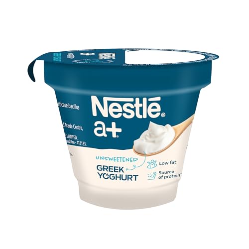 Image of Nestle a+ Greek Yoghurt - Unsweetened & Low Fat, 90g