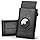 YESIIW Airtag Portafoglio Uomo, Super Compatto e Alta Capacità Pop up Porta Carte Uomo per 12 Cartes Portacarte Uoomo con Blocco RFID & Chiusura Magnetica, XL Portamonete (Nero lucido)