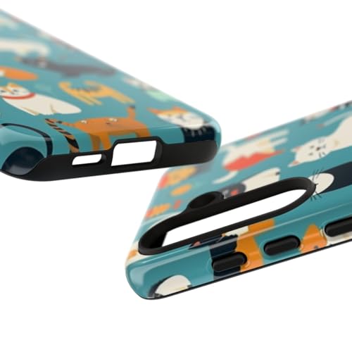 Coque Samsung S24 chat coloré, l'accessoire tendance idéal