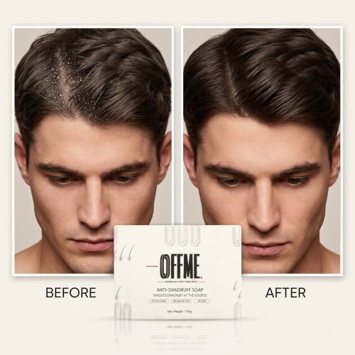 Image of OFFME Anti-Dandruff Soap with Zinc Oxide & Salicylic Acid, 100g