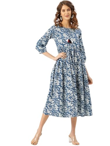 Image of Women's Floral Gathered Kurta