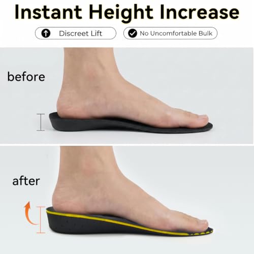Plantillas elevadoras magnéticas para hombre y mujer 2cm miniatura 4