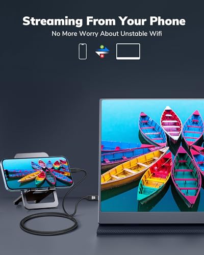 Câble USB C vers mini HDMI tressé en nylon robuste cordon 4K 1,5m