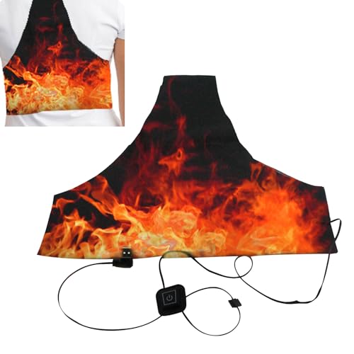 Ihdjasg Almohadilla eléctrica, chaleco calefactable USB, almohadilla calefactora para chaqueta, chaqueta, ropa, calentador rápido en invierno para actividades al aire libre