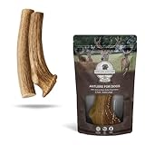 WhiteTail Naturals 1 Pound Pack X-Large - Jumbo - Antler Dog Chews - # 3 Grade | Extra Large Antlers for Dogs