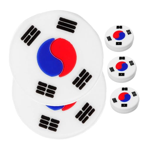 POPETPOP Silicone Tennis Racket Dampeners 5pcs Korea Dampner Vibration Absorbers for Tennis Racket