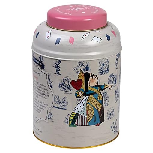 Vintage Alice in Wonderland tea caddy - Image 4