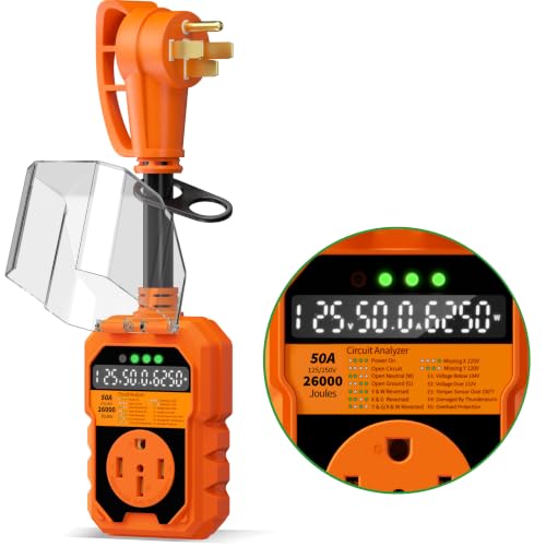 50 Amp RV Surge Protector 26000J