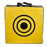 QinWenYan Objetivo de Tiro al Arco Juego Tiro Tiro con Arco Target Speed ​​Field Point Punto de Arco Tarjeta Tarjeta Tarjeta de Tiro Bow Shooting Pretty para Niños (Color : Yellow, Size : 50x50x20cm)