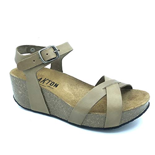 PLAKTON So Final Sand Sandalias, Marrón (Marron Taupe), 39 EU