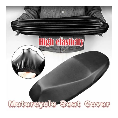 Housse de selle moto universelle anti-déchirure en PU noir résistant