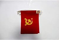 Vista 73 de Guatemala 19.7 ft BUNTING Flag 20 banderas 9'' x 6'' - Banderas de cuerda guatemalteca 5.9 x 8.3 in - AZ FLAG