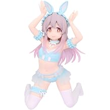 LUNK Mahiro Oyama Figure Buuny Girl Kneeling Anime Illustration Original Art Painting Figure 1/6 Scale Anime Girl Figure Action Anime Figurine