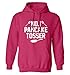 Flox Creative - Felpa con cappuccio da adulto, unisex, n. 1 Pancake Tosser rosa XXL 127/132 cm