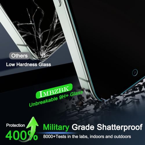 Image of IMBZBK Privacy Screen Protector for Google Pixel 11, 3+3 Pack | 25 Anti Spy, 9H+ Tempered Glass, Military Grade Shatterproof, Auto-Dust Removal, Case Friendly, with Camera Lens Protector