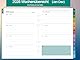 2026 Wochenplaner Einlage A5 6 Löcher, Deutsch, 1 Woche auf 2 Seiten mit Tabs, datiert mit Feiertagen, Extra Notizen & Kontakte, Geschäftsplaner Jan-Dez, 100g/m² Papier, Nachfüllpapier für Kalender