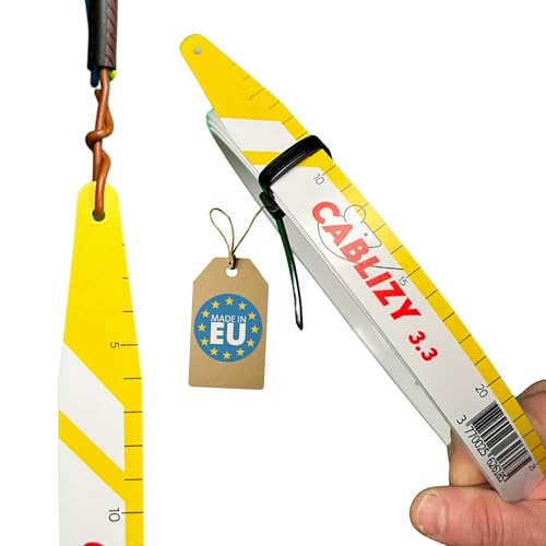 Cablizy – Guía Pasacables Profesional 3m | Herramienta Flexible y Resistente para Electricistas | Ideal para Instalaciones en Conductos, Paredes y Techos Falsos