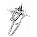 NSKI Dental Lab Articulator JT-07 Chrome Plated Full High Arch Adjustable Small Size by Purple-Violet