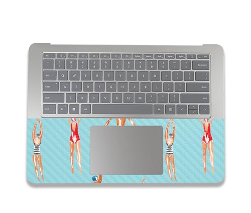 Image of MightySkins Carbon Fiber Skin Compatible with Microsoft Surface Laptop Studio 2 (2023) Full Wrap Kit - Upstream | Protective, Durable Textured Carbon Fiber Finish | Easy to Apply | Made in The USA