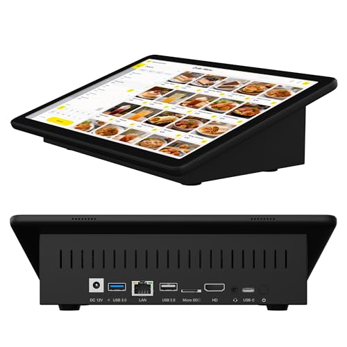 HEIGAOLAPC Industrial Mini PC, Rugged Fanless Touchscreen Computer, 10.1 Inch Android 12 All-in-One, 4GB RAM, HDMI, Machine Control, for Digital Signage, Factory Control, Kiosk & Retail Display RK3399