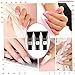 Nail Extension Kits 11PCS Safe Resin Nail Gel Kit Long-Lasting Gel Starter Kit for Beginner Salon DIY Home.