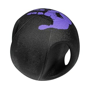 Medicine Balls Fitness, Double-Handle Rubber Elastic Fitness Ball, Non-Slip and Wear-Resistant, 2KG/3KG/4KG/5KG/6KG/7KG/8KG/9KG/10KG (Size : 7kg/15.4lbs) ()