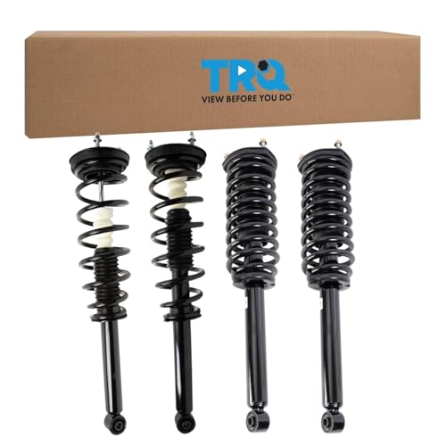 Image of TRQ Shock & Spring Strut Assembly Set Front & Rear Compatible with 2001-2006 Lexus LS430