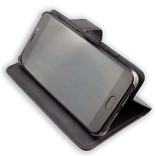 caseroxx Étui pour UMi Plus, Housse Bookstyle en Cuir Artificiel, Noir