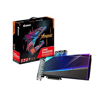 GIGABYTE Placa gráfica AORUS Radeon RX 6900 XT Xtreme WATERFORCE WB 16G, sistema de resfriamento WaterFORCE Water Block, 16GB 256-bit GDDR6, placa de vídeo GV-R69XTAORUSX WB-16GD